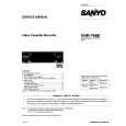 SANYO VHR768E Instrukcja Serwisowa