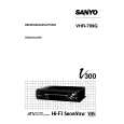 SANYO VHR-799G Instrukcja Obsługi