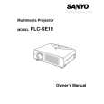 SANYO PLC-SE10 Instrukcja Obsługi
