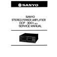 SANYO DCP3001 SEV Instrukcja Serwisowa