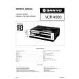 SANYO VCR4500 Instrukcja Serwisowa
